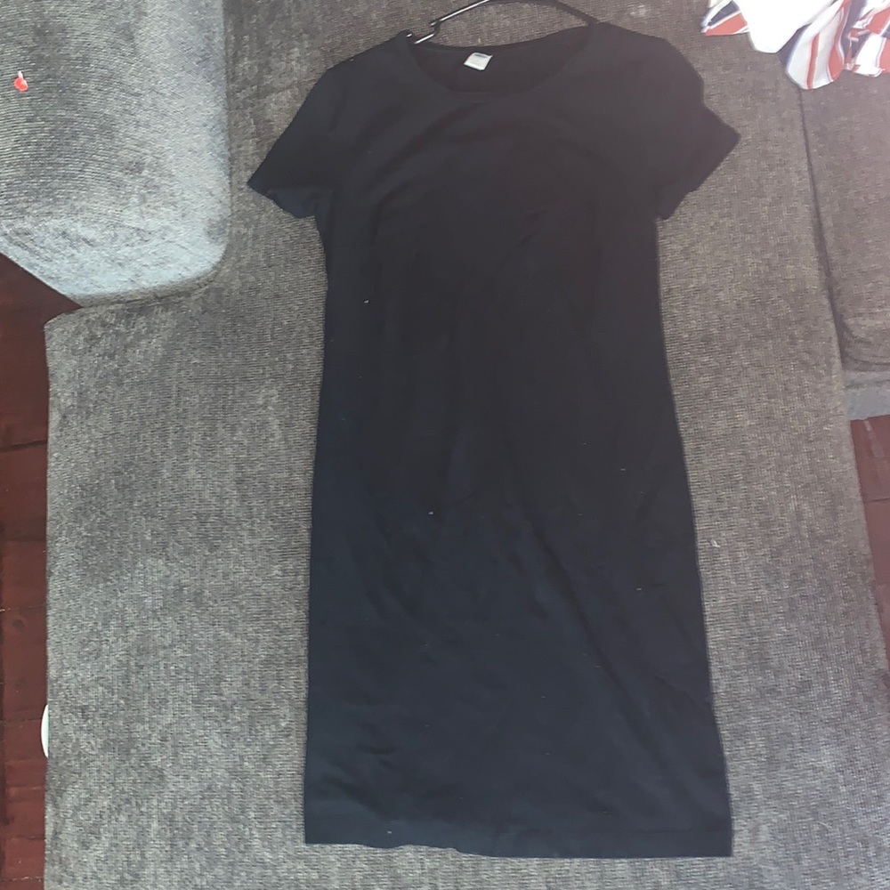 Women’s old navy, black round neck dress